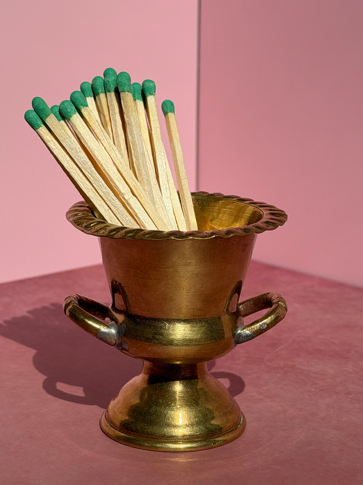 Petite Brass Urn with Handles
