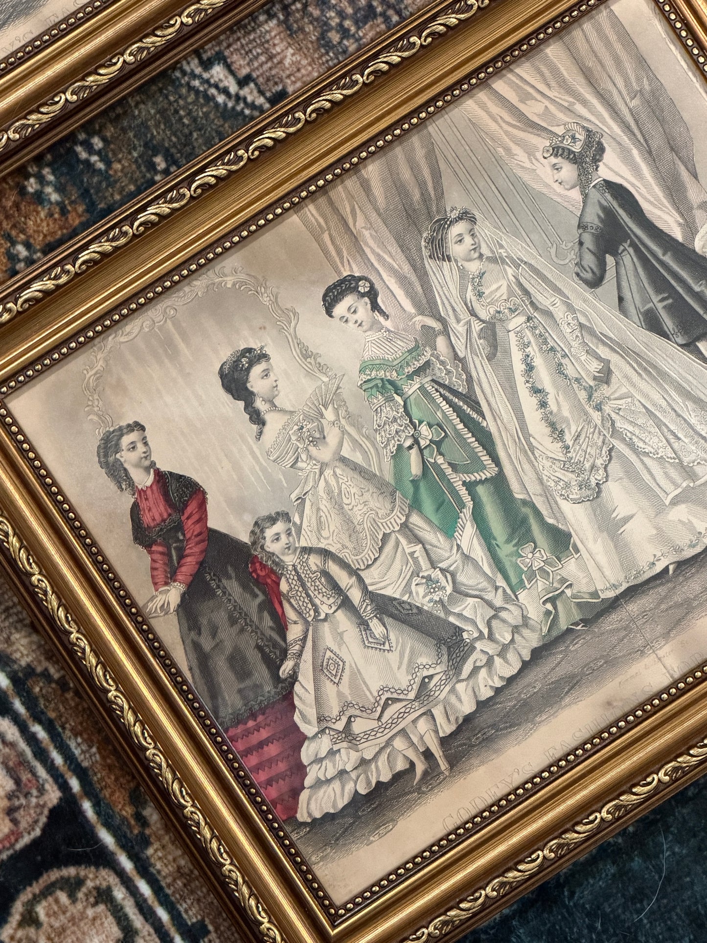 Antique Godey's Fashion Plates, 1868 & 1870