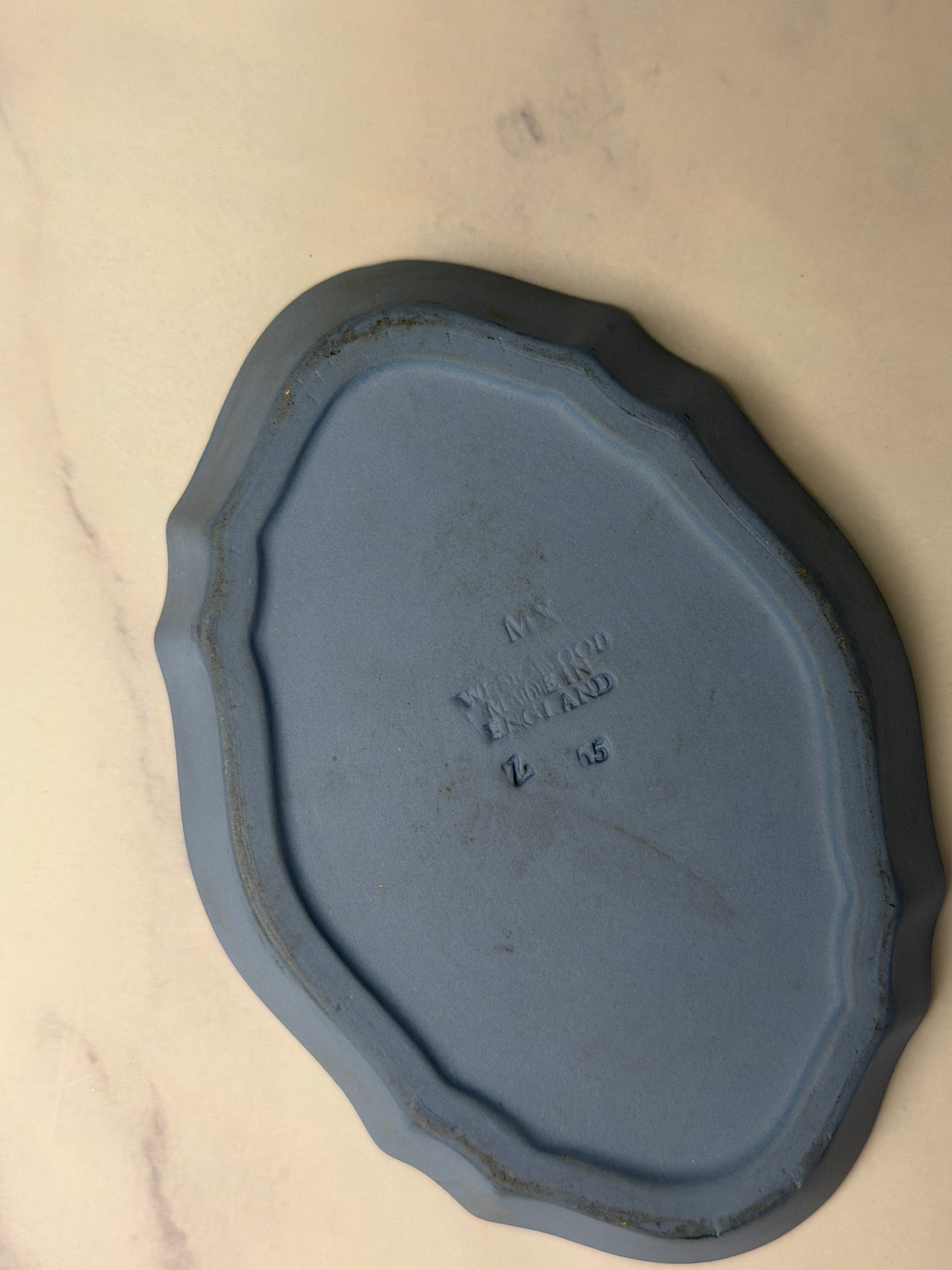 Wedgwood Blue Jasperware Trinket Tray