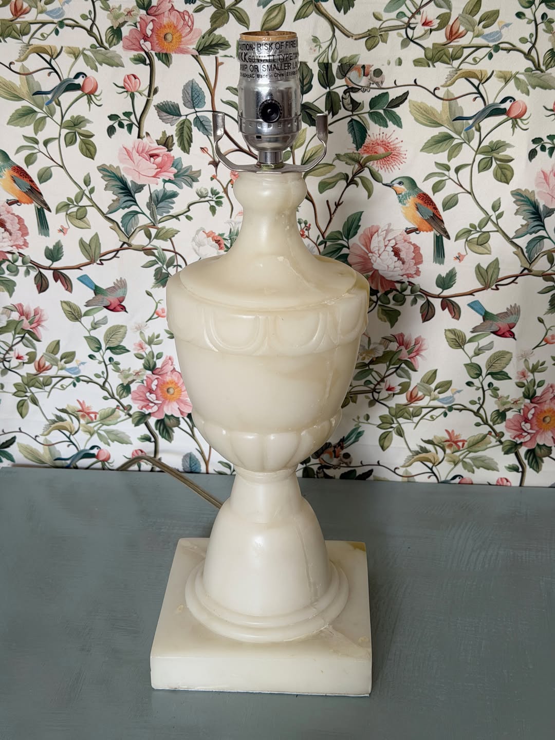 Alabaster Urn Table Lamp