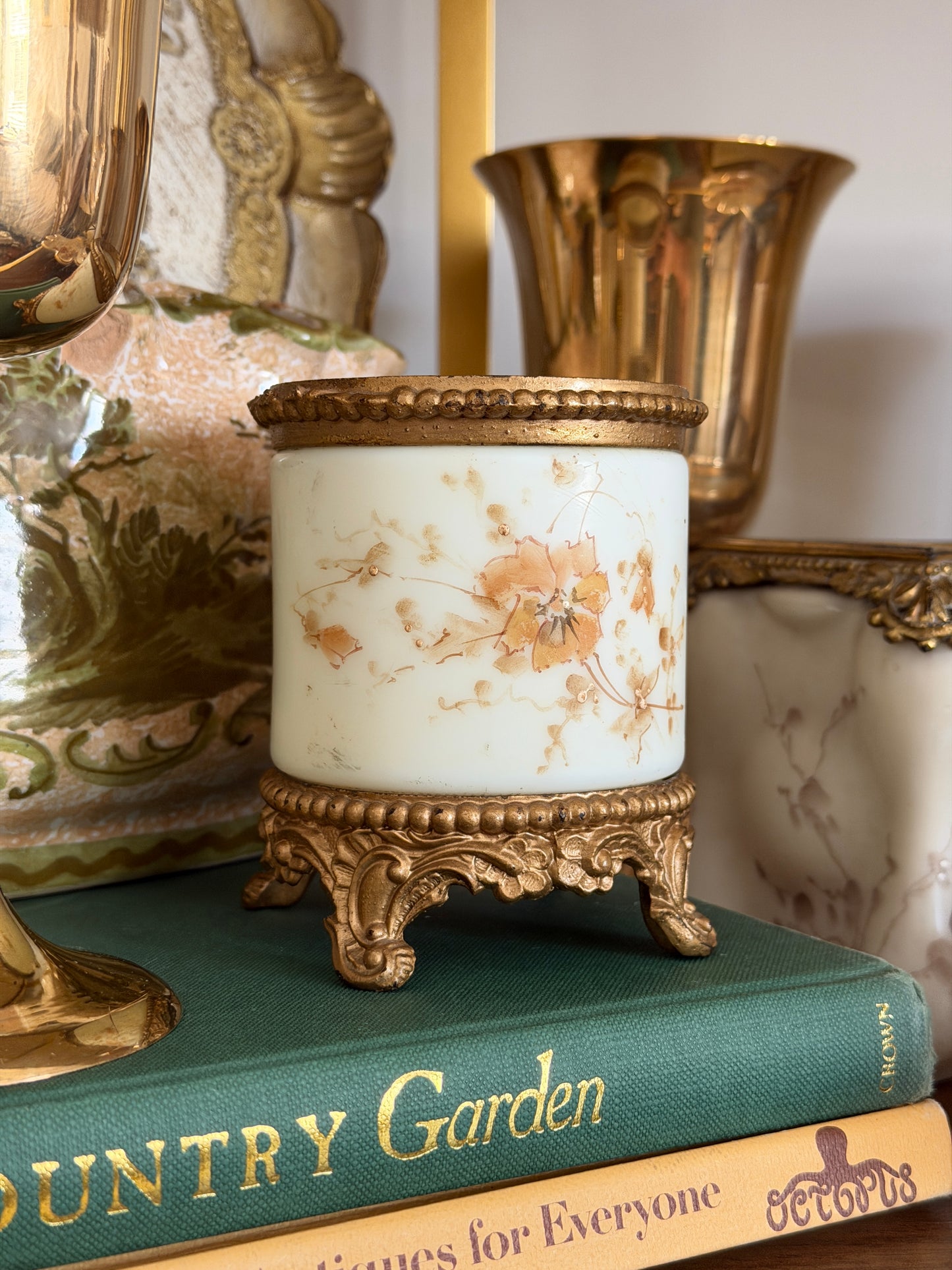 Victorian Glass Vanity Jar