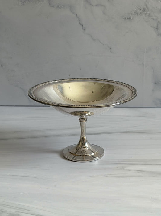 Vintage Oneida Silverplate Pedestal Compote