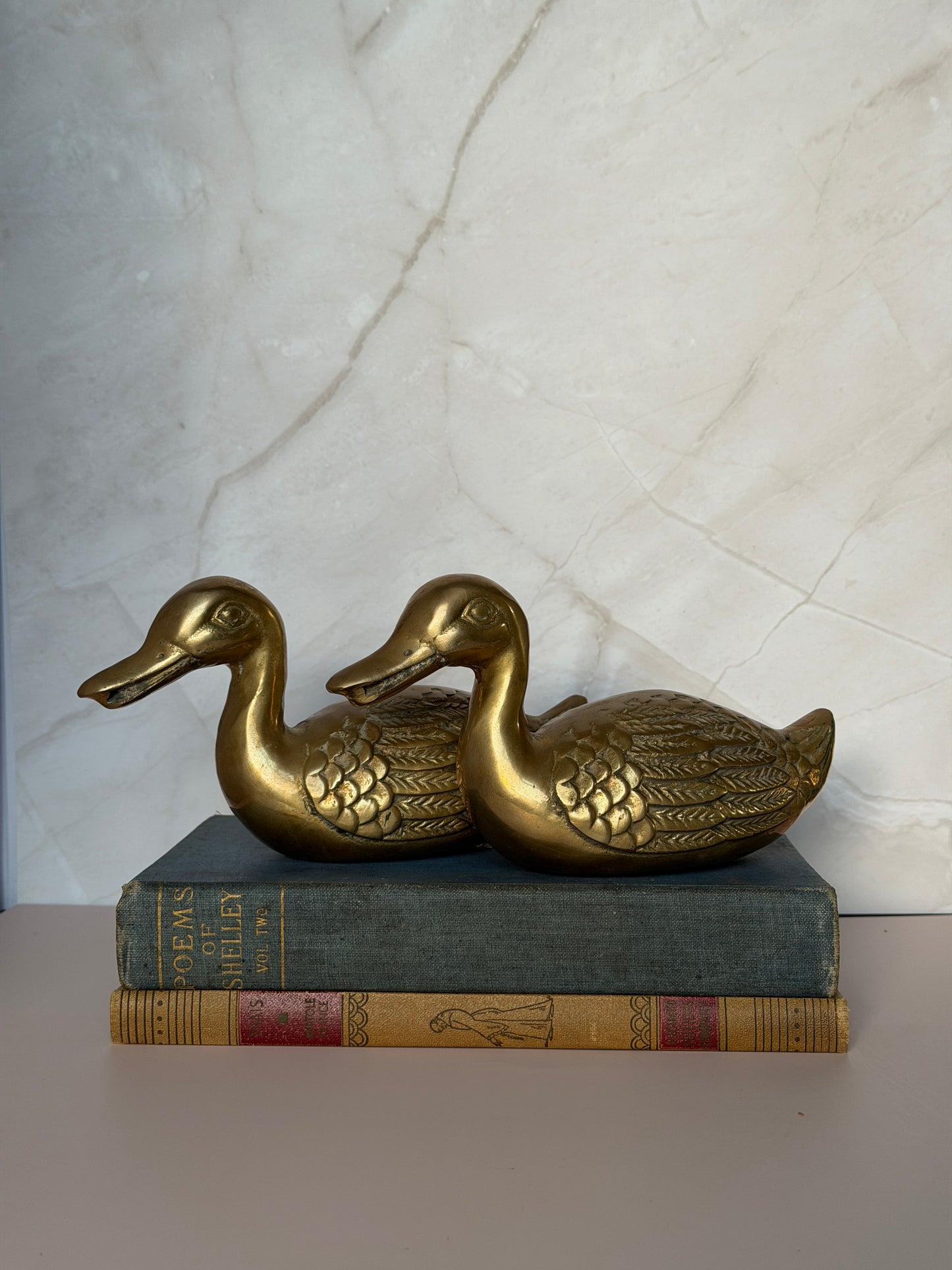 MCM Solid Brass Ducks (Pair)