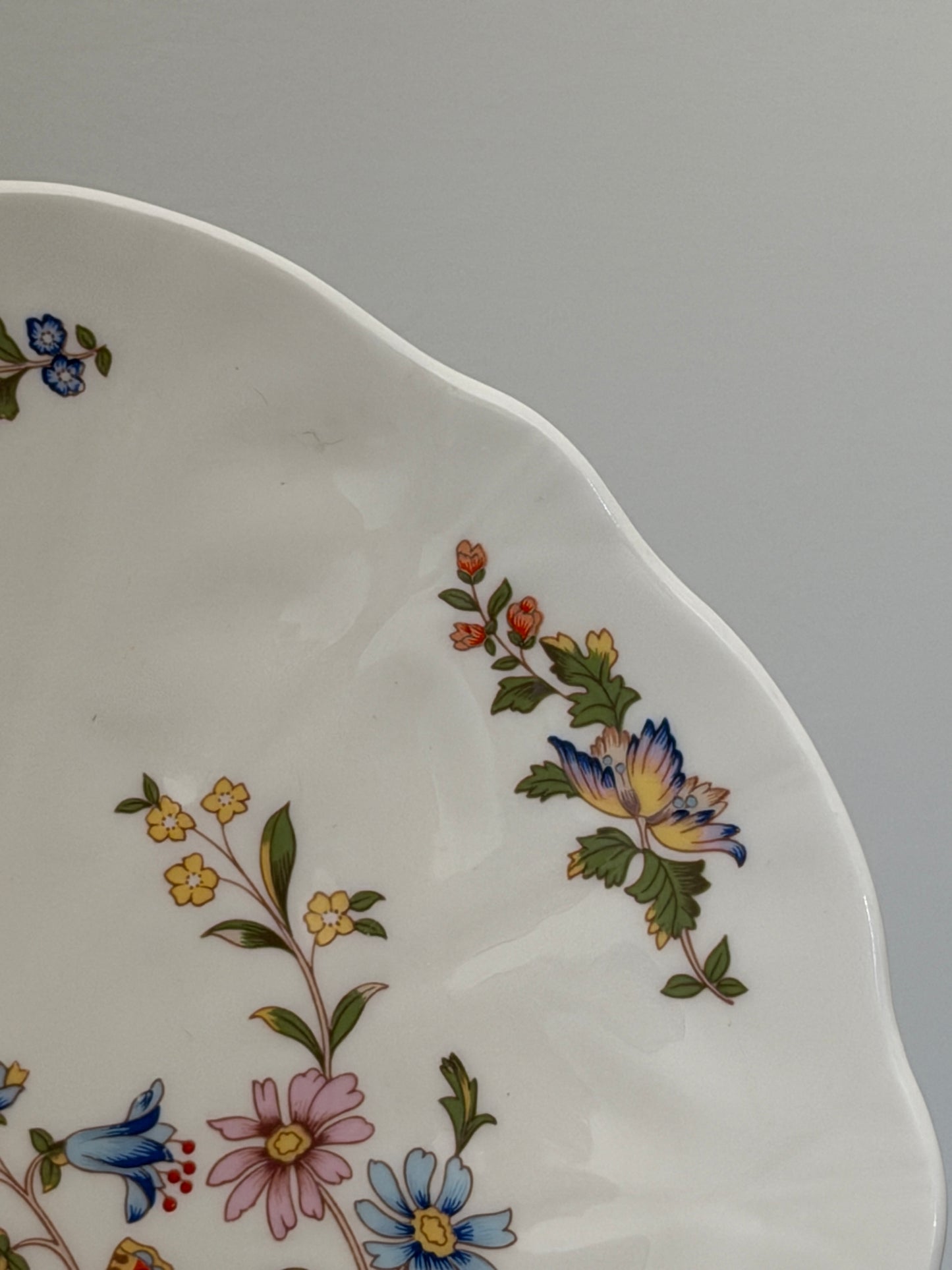 Aynsley “Cottage Garden” Plate, English Bone China
