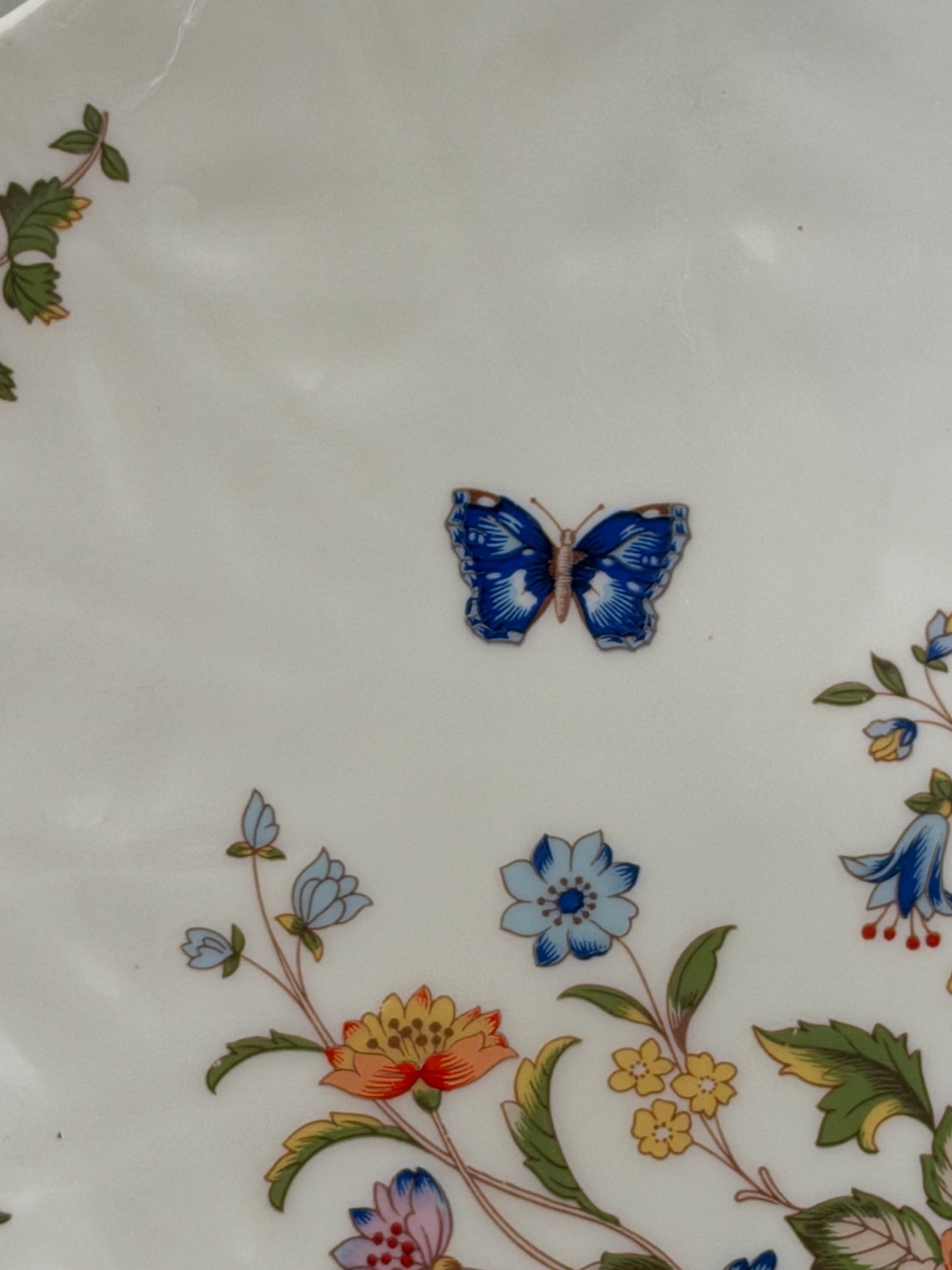 Aynsley “Cottage Garden” Plate, English Bone China