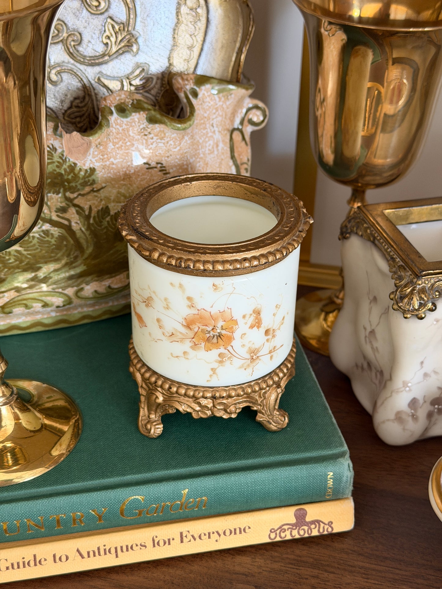 Victorian Glass Vanity Jar