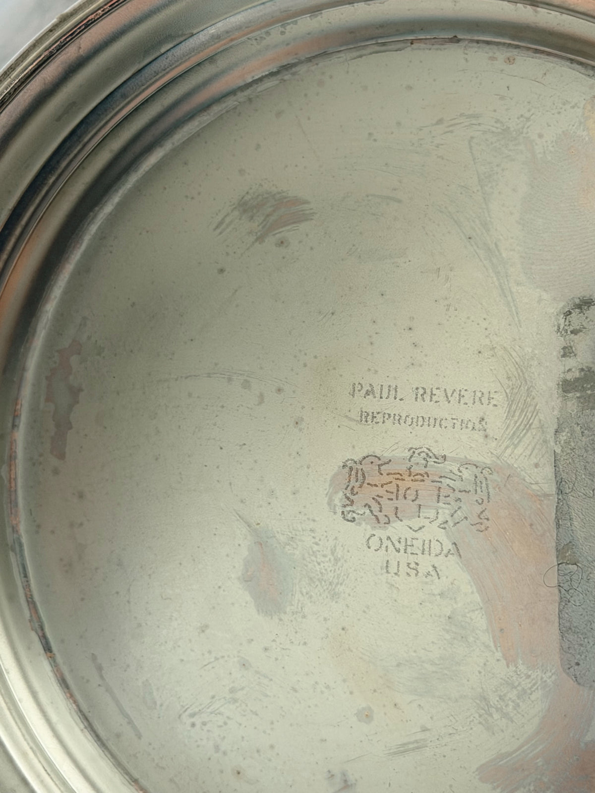 Vintage Oneida Paul Revere Silverplate Bowl