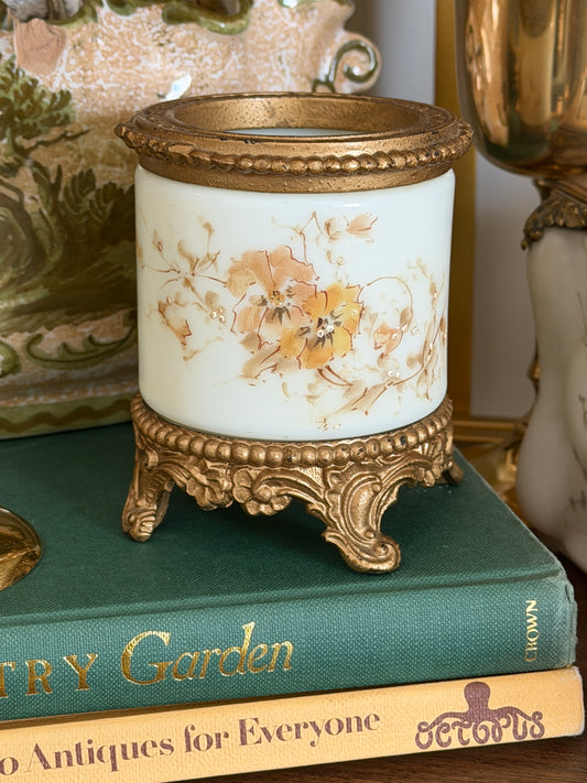 Victorian Glass Vanity Jar