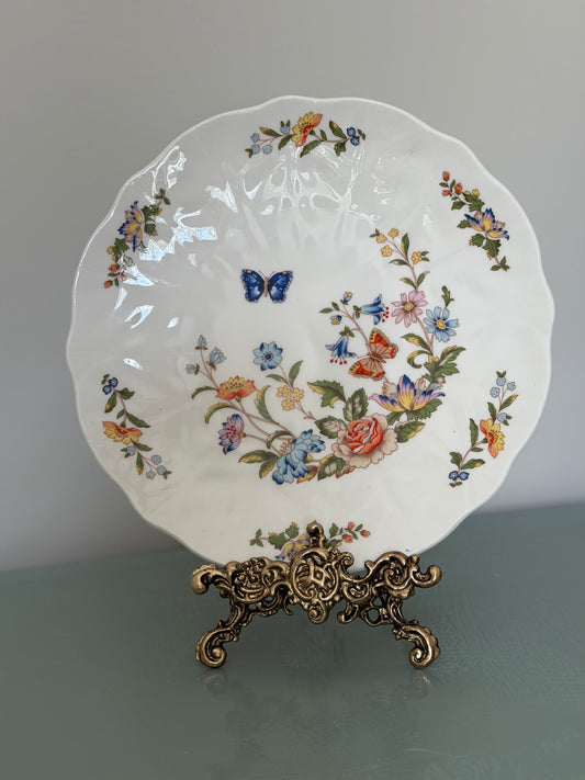 Aynsley “Cottage Garden” Plate, English Bone China