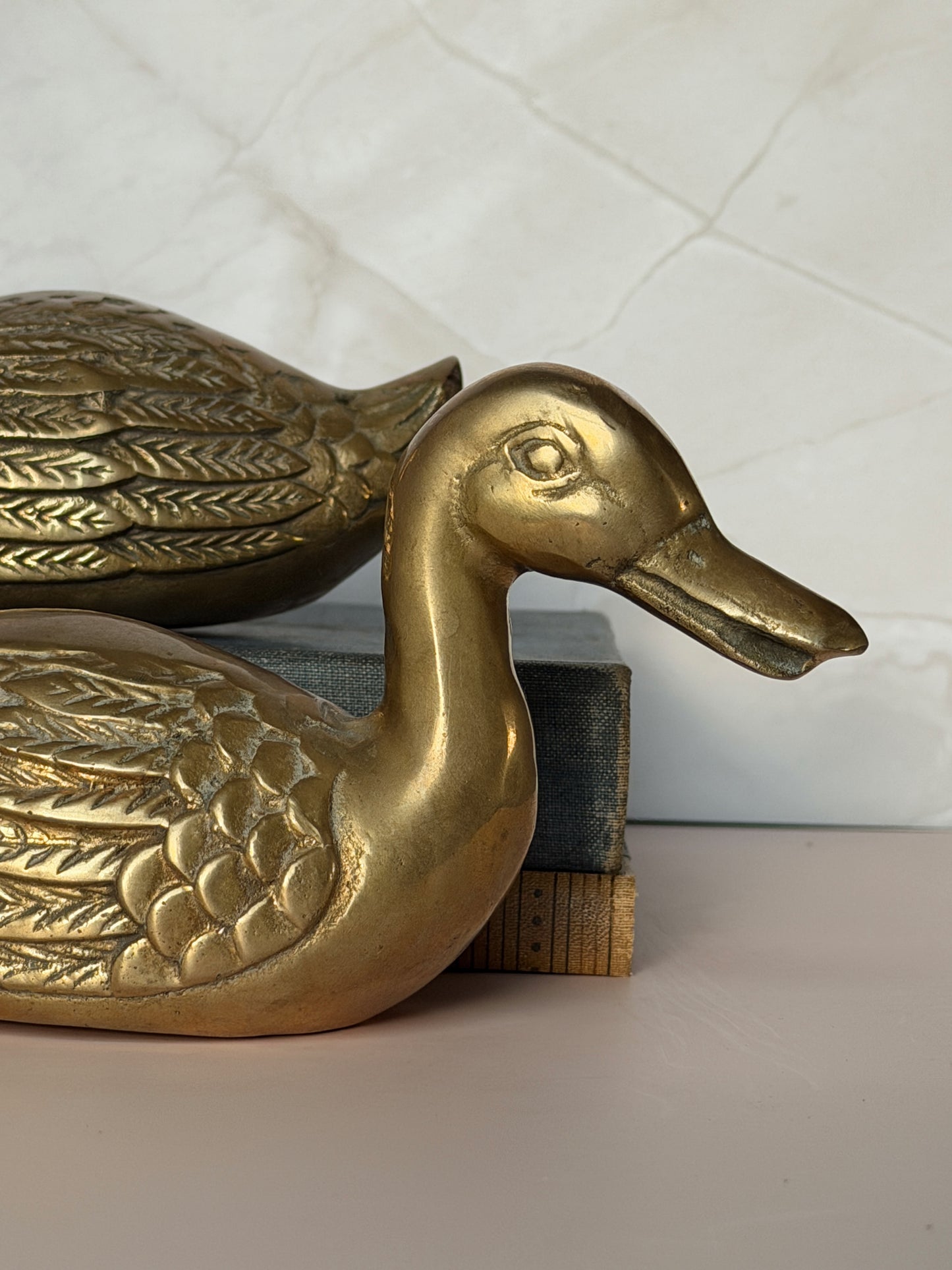 MCM Solid Brass Ducks (Pair)