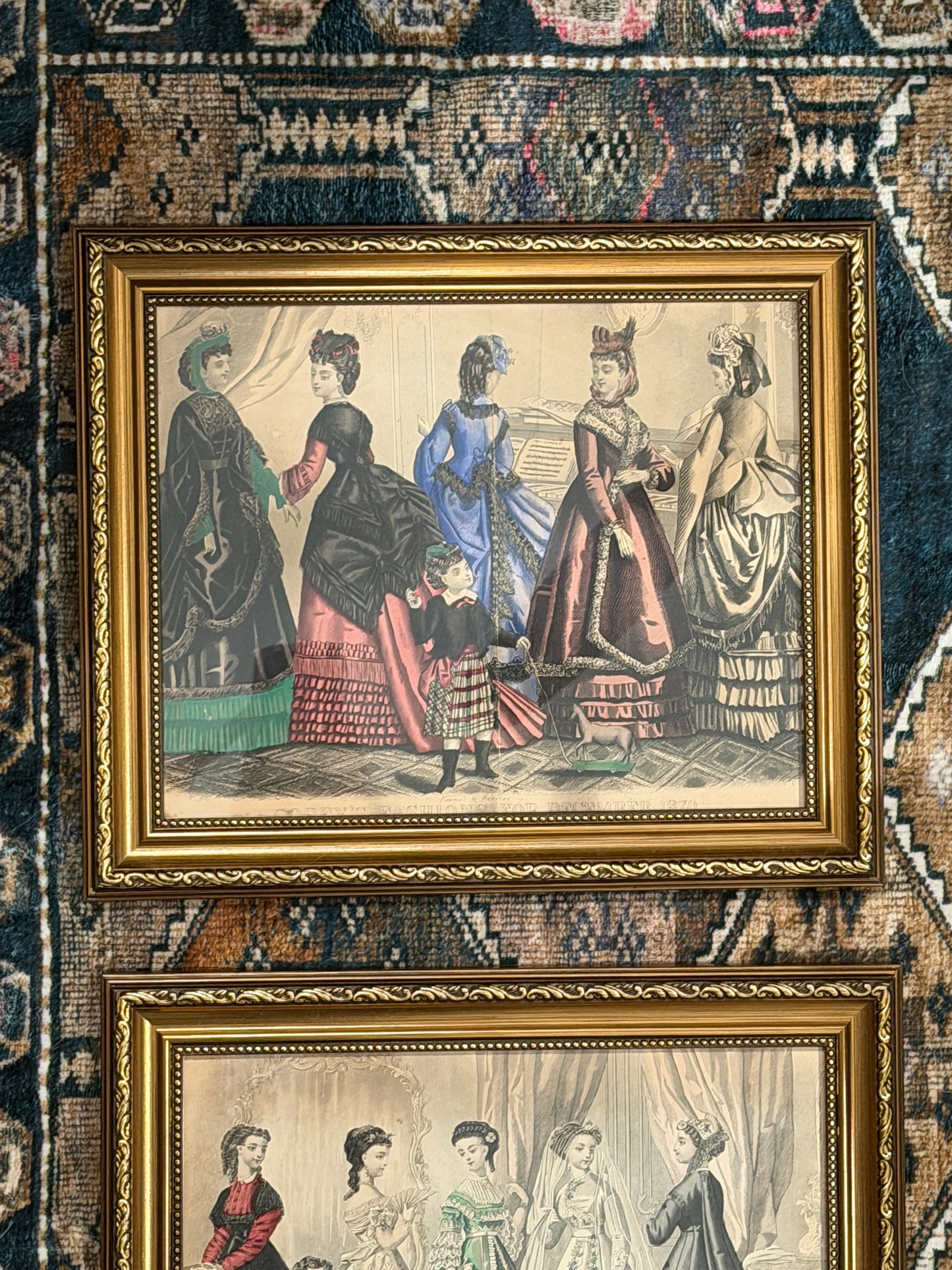 Antique Godey's Fashion Plates, 1868 & 1870