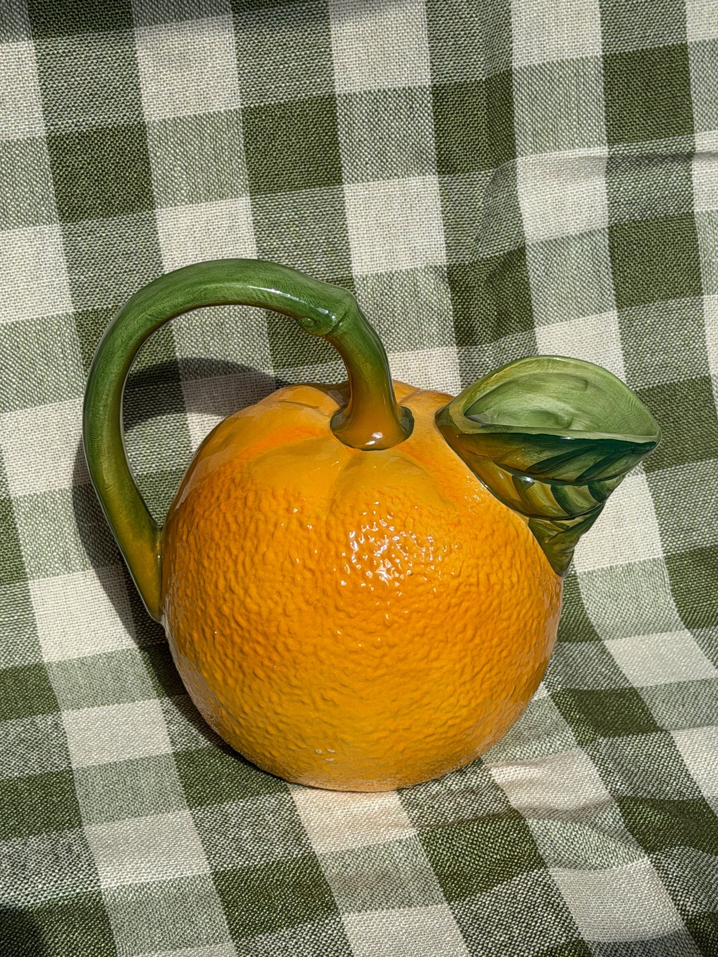 Italian Majolica Fruit Pitchers