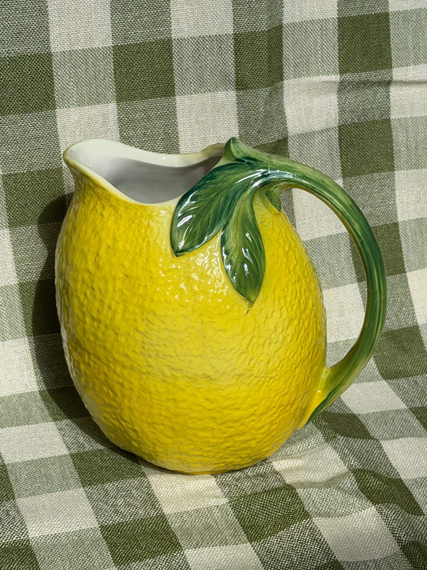 Italian Majolica Fruit Pitchers