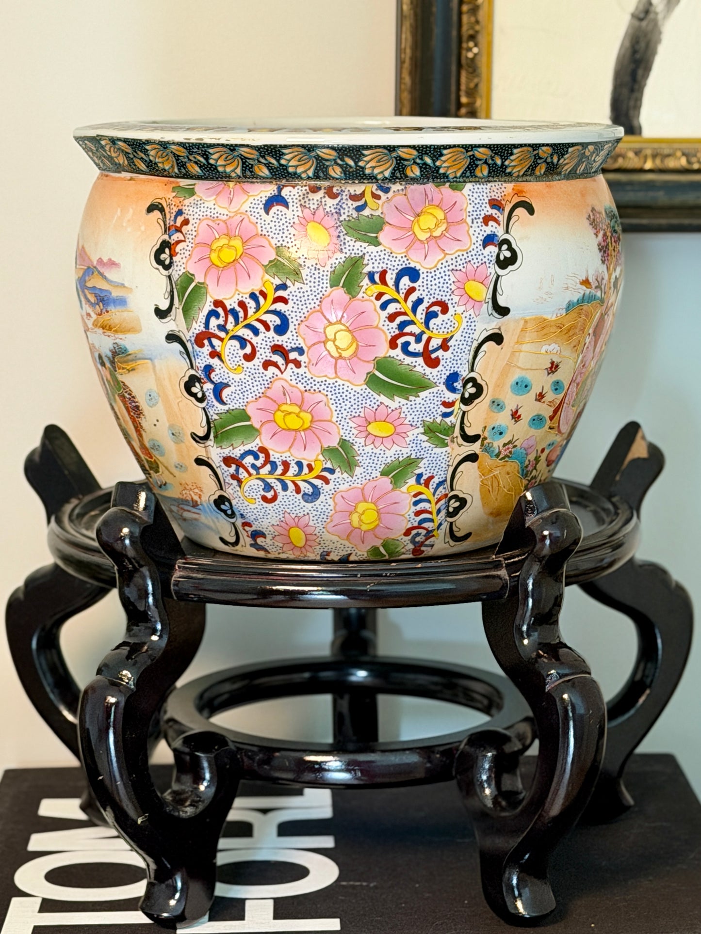 Satsuma Geisha Fishbowl Planter