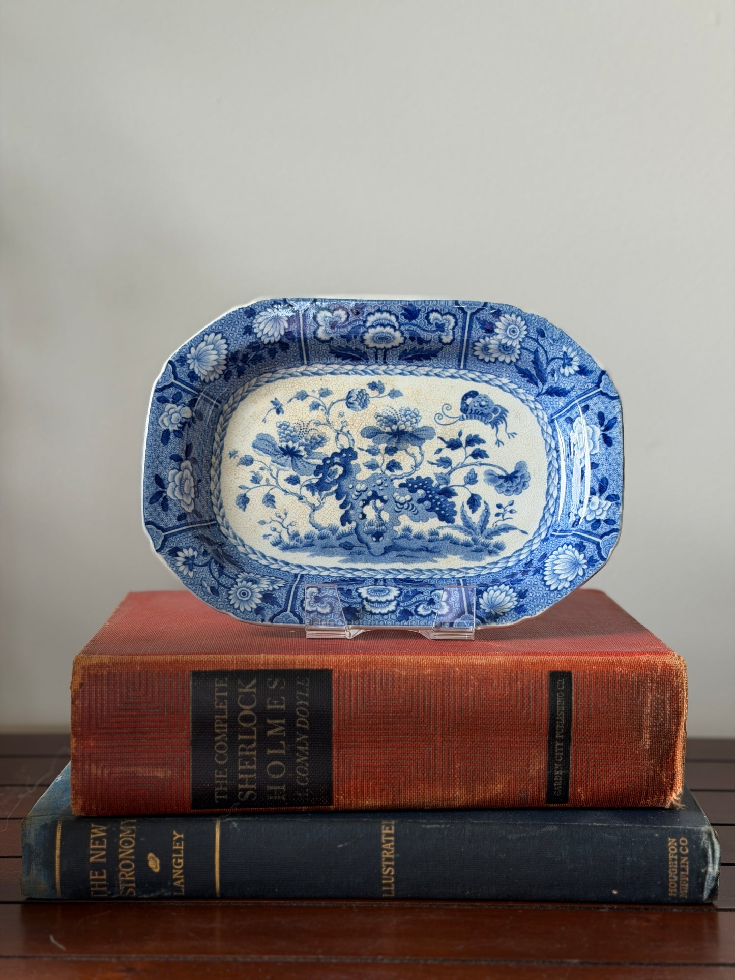 Copeland Spode Blue & White Platter | 'India' Pattern - c. 19th Century