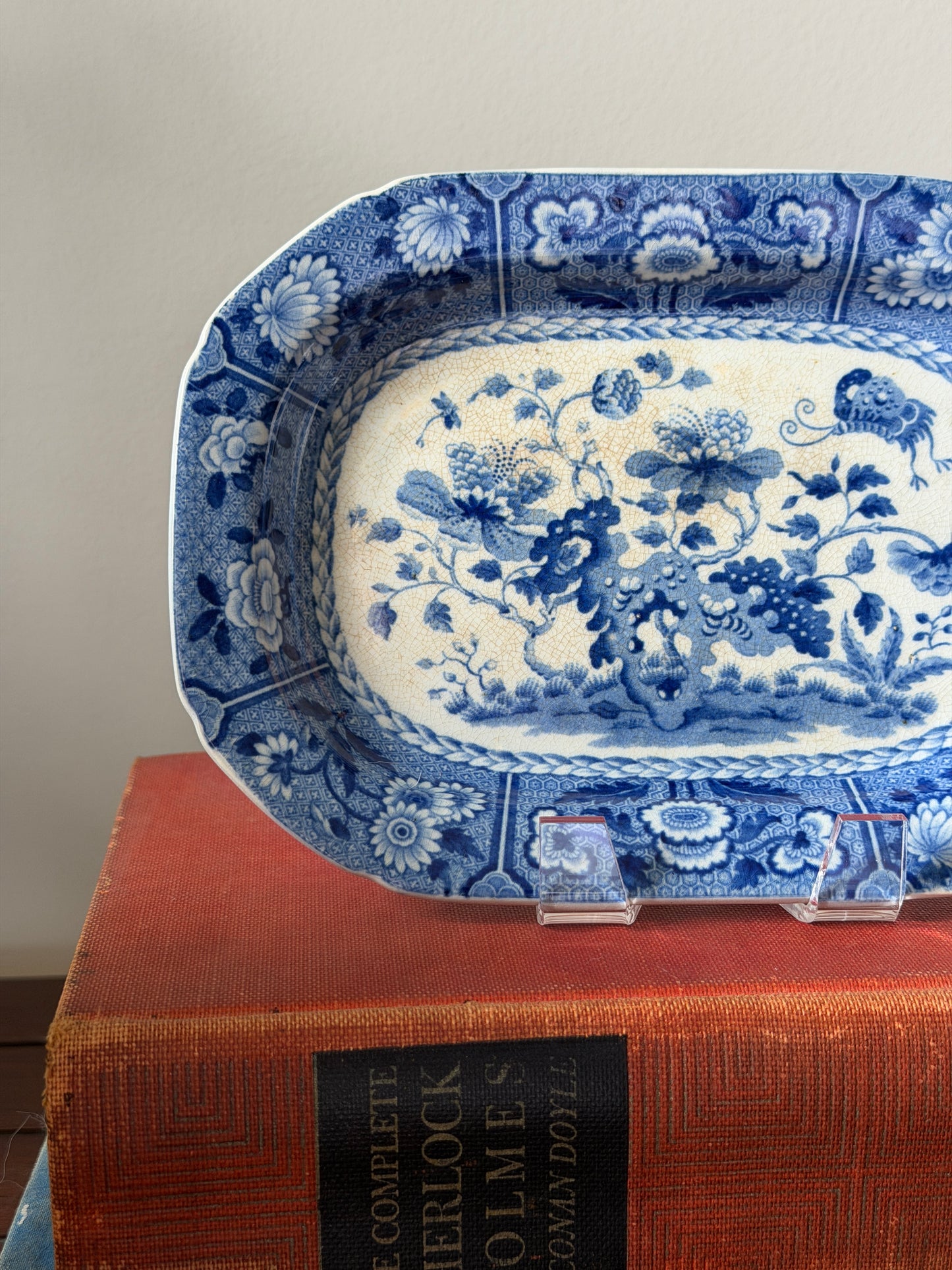 Copeland Spode Blue & White Platter | 'India' Pattern - c. 19th Century