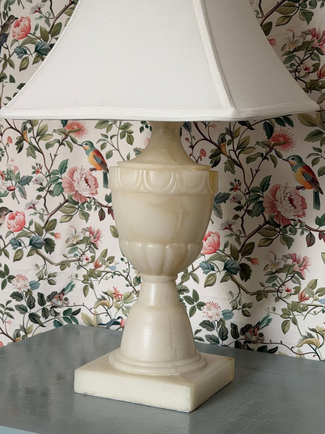 Alabaster Urn Table Lamp