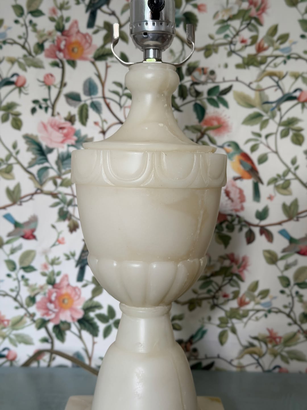 Alabaster Urn Table Lamp