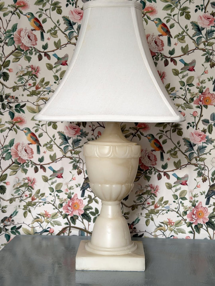 Alabaster Urn Table Lamp