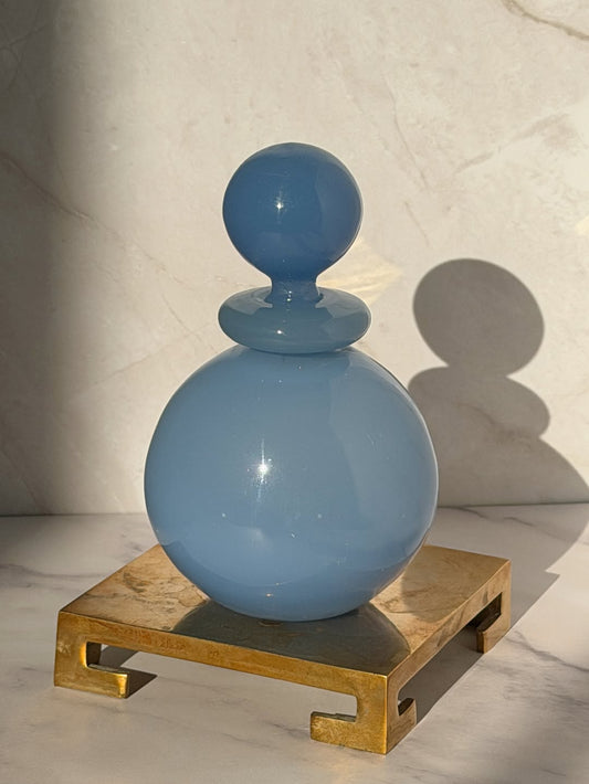 Periwinkle Blue Opaline Perfume/Scent Bottle