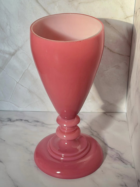 Shell Pink Opaline Vase