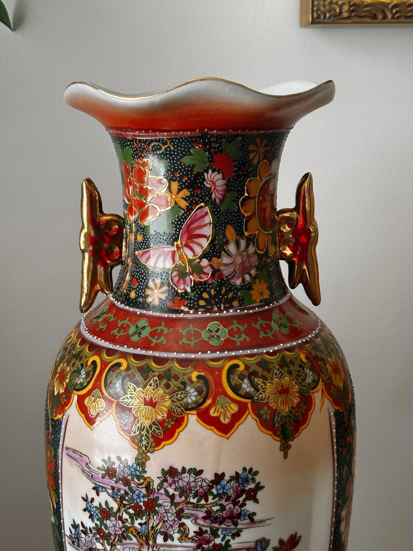 Satsuma Floor Vase
